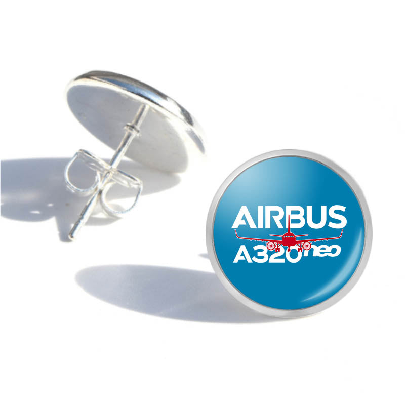 Amazing Airbus A320neo Designed Stud Earrings