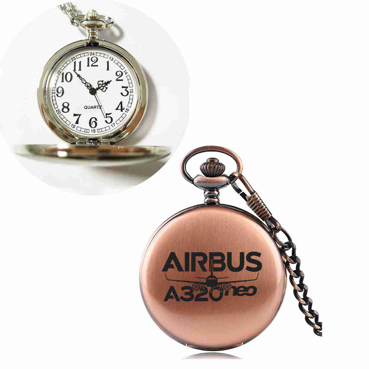 Amazing Airbus A320neo Designed Pocket Watches