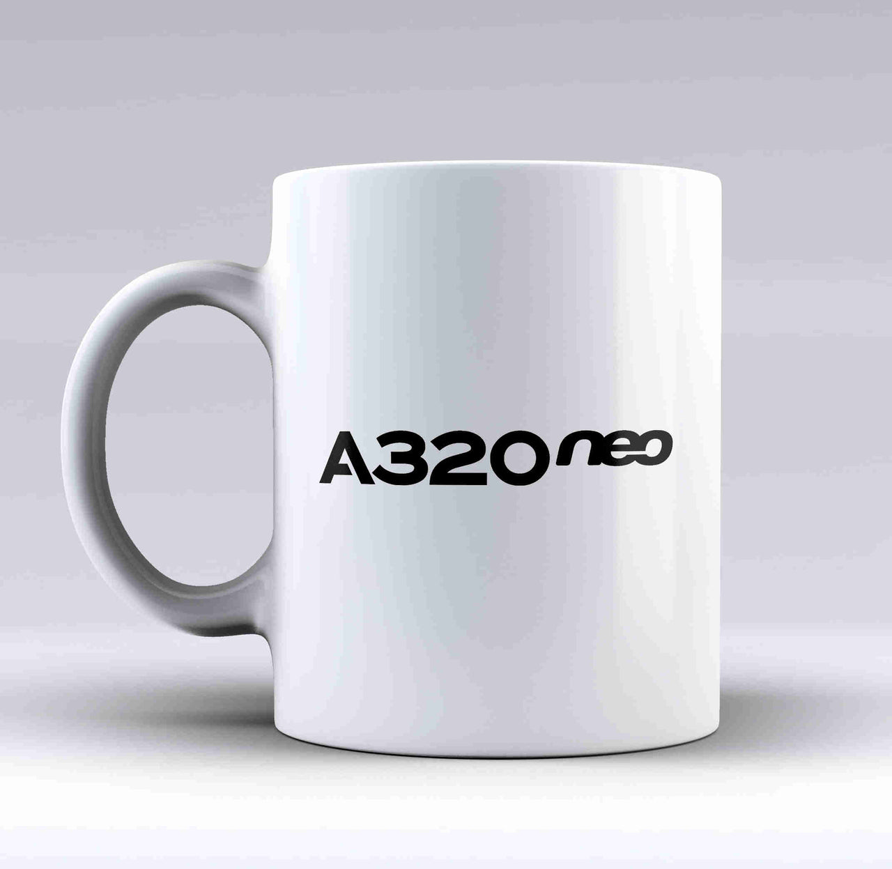 A320neo & Text Designed Mugs