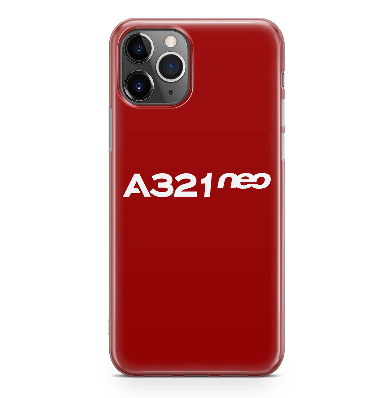 A321neo & Text Designed iPhone Cases