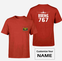 Thumbnail for Boeing 767 & Plane Designed Pocket T-Shirts