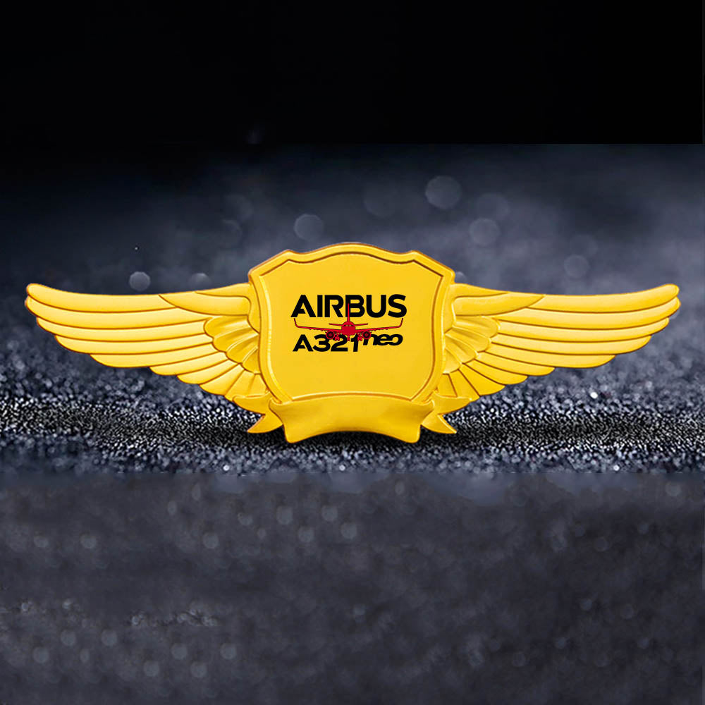 Amazing Airbus A321neo Designed Badges