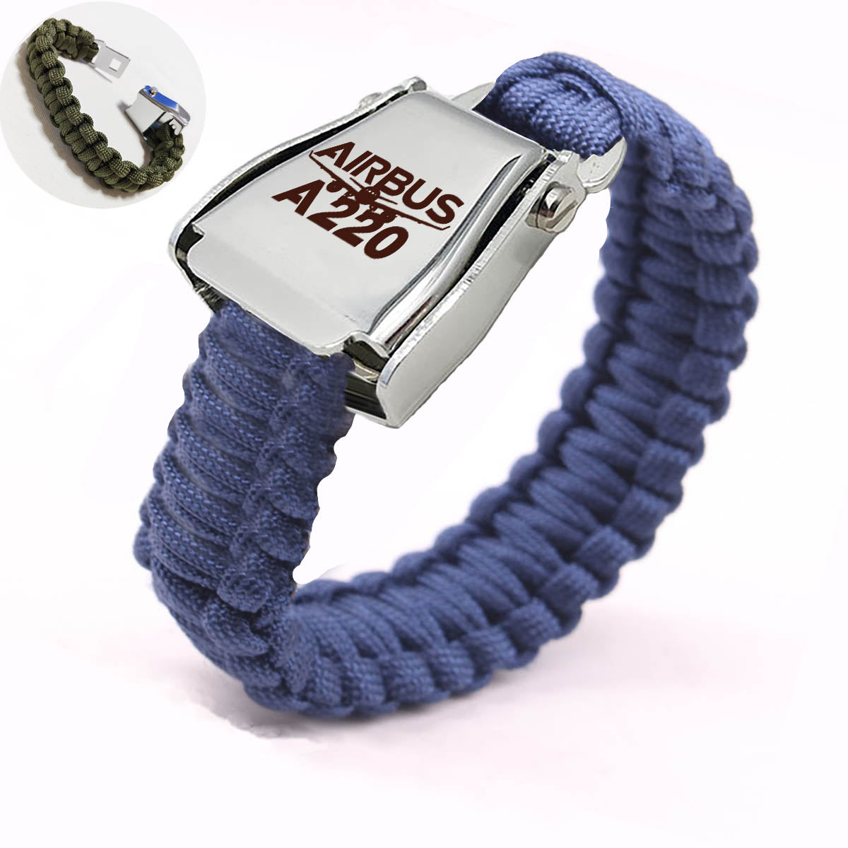 Amazing Airbus A220 Design Airplane Seat Belt Bracelet