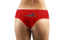 Thumbnail for Multicolor Airplane Designed Women Panties & Shorts