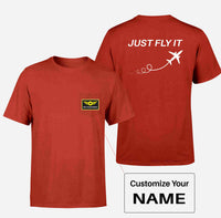 Thumbnail for Just Fly It Designed Pocket T-Shirts