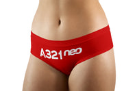 Thumbnail for A321neo & Text  Designed Women Panties & Shorts