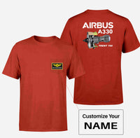 Thumbnail for Airbus A330 & Trent 700 Engine Designed Pocket T-Shirts