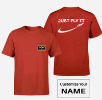 Thumbnail for Just Fly It 2 Designed Pocket T-Shirts