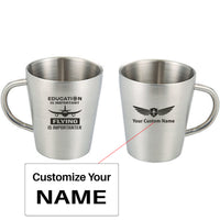 Thumbnail for Flying is Importanter Designed Stainless Steel Coffee Mugs