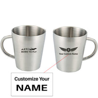 Thumbnail for Born To Fly Designed Stainless Steel Coffee Mugs