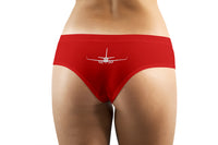 Thumbnail for Boeing 737-800NG Silhouette Designed Women Panties & Shorts