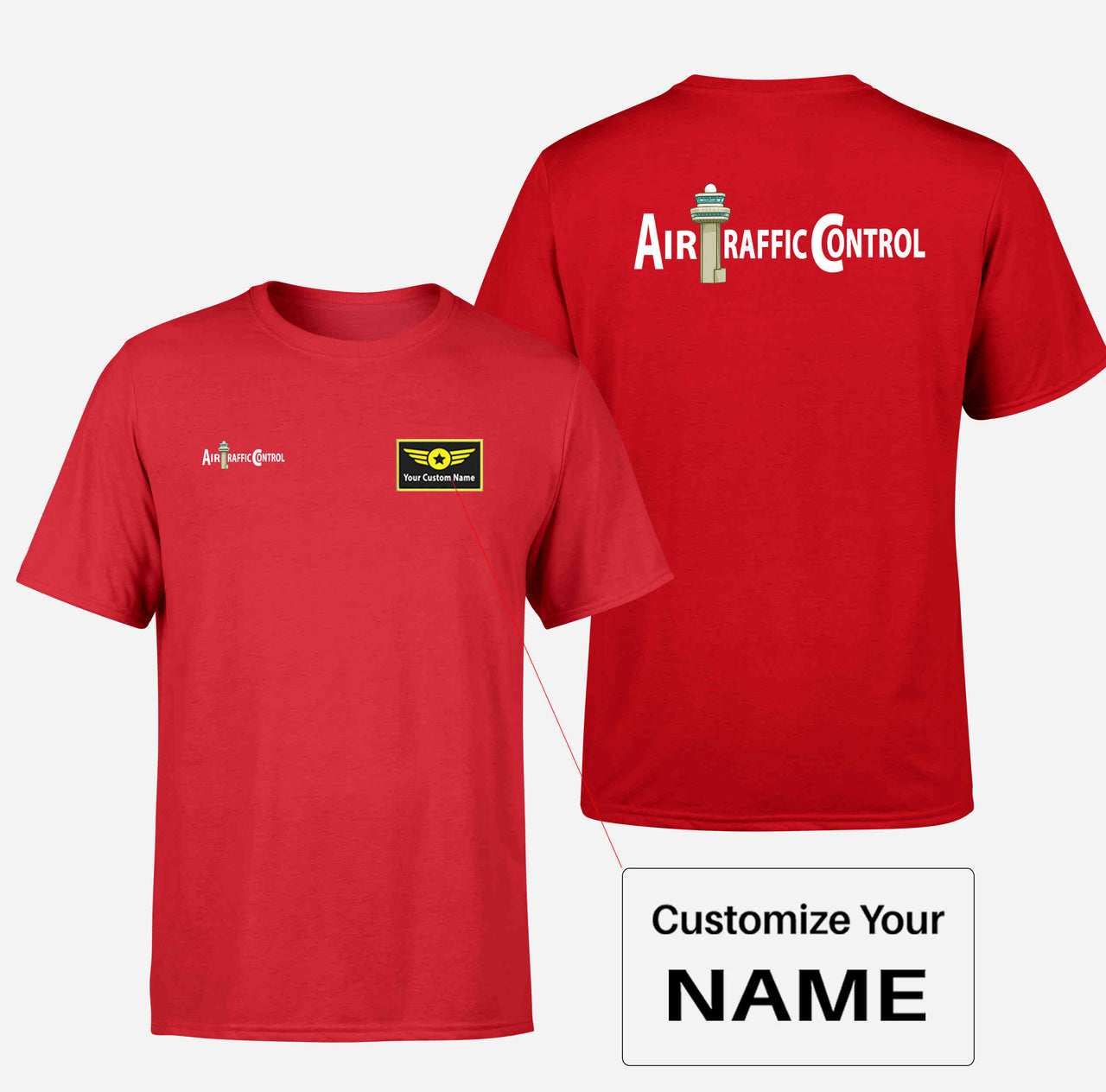 Air Traffic Control Double-Side T-Shirts