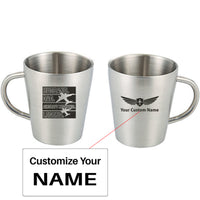 Thumbnail for Husband & Dad & Aircraft Mechanic & Legend Designed Stainless Steel Coffee Mugs