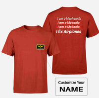 Thumbnail for I Fix Airplanes Designed Pocket T-Shirts