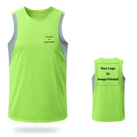 Thumbnail for Double-Side ONLY Logos Designed Sleveless Quick Dry Sports Tank Tops