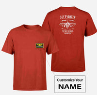 Thumbnail for Jet Fighter - The Sky is Yours Designed Pocket T-Shirts