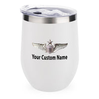 Thumbnail for Custom Name (US Air Force & Star) Designed 12oz Egg Cups