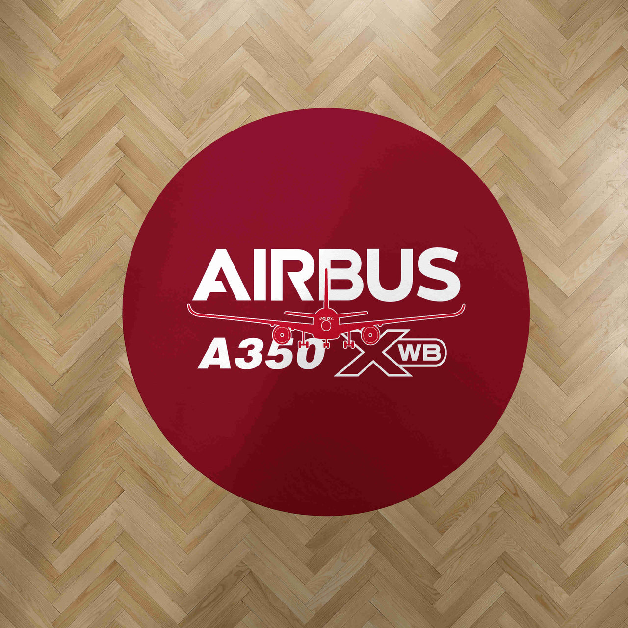 Amazing Airbus A350 XWB Designed Carpet & Floor Mats (Round)