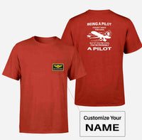 Thumbnail for If You're Cool You're Probably a Pilot Designed Pocket T-Shirts