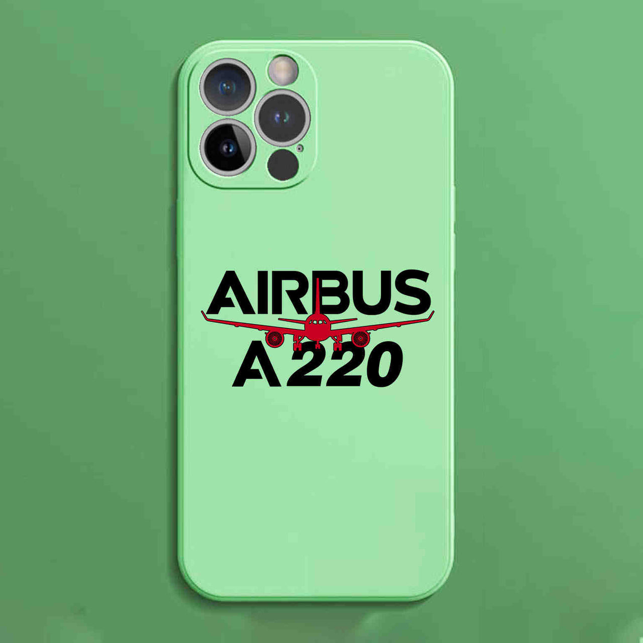 Amazing Airbus A220 Designed Soft Silicone iPhone Cases