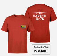 Thumbnail for ILyushin IL-76 & Plane Designed Pocket T-Shirts