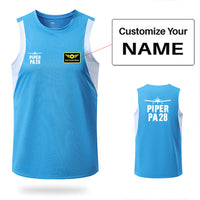 Thumbnail for Piper PA28 & Plane Designed Men Sleeveless T-shirt Quick Dry Vests