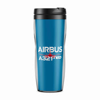 Thumbnail for Amazing Airbus A321neo Designed Plastic Travel Mugs