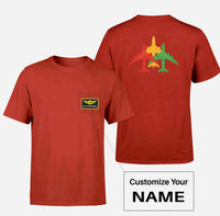 Thumbnail for Colourful 3 Airplanes Designed Pocket T-Shirts