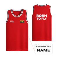 Thumbnail for Born To Fly Special Designed Basketball Style Sports Tank Tops