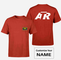 Thumbnail for ATR & Text Designed Pocket T-Shirts