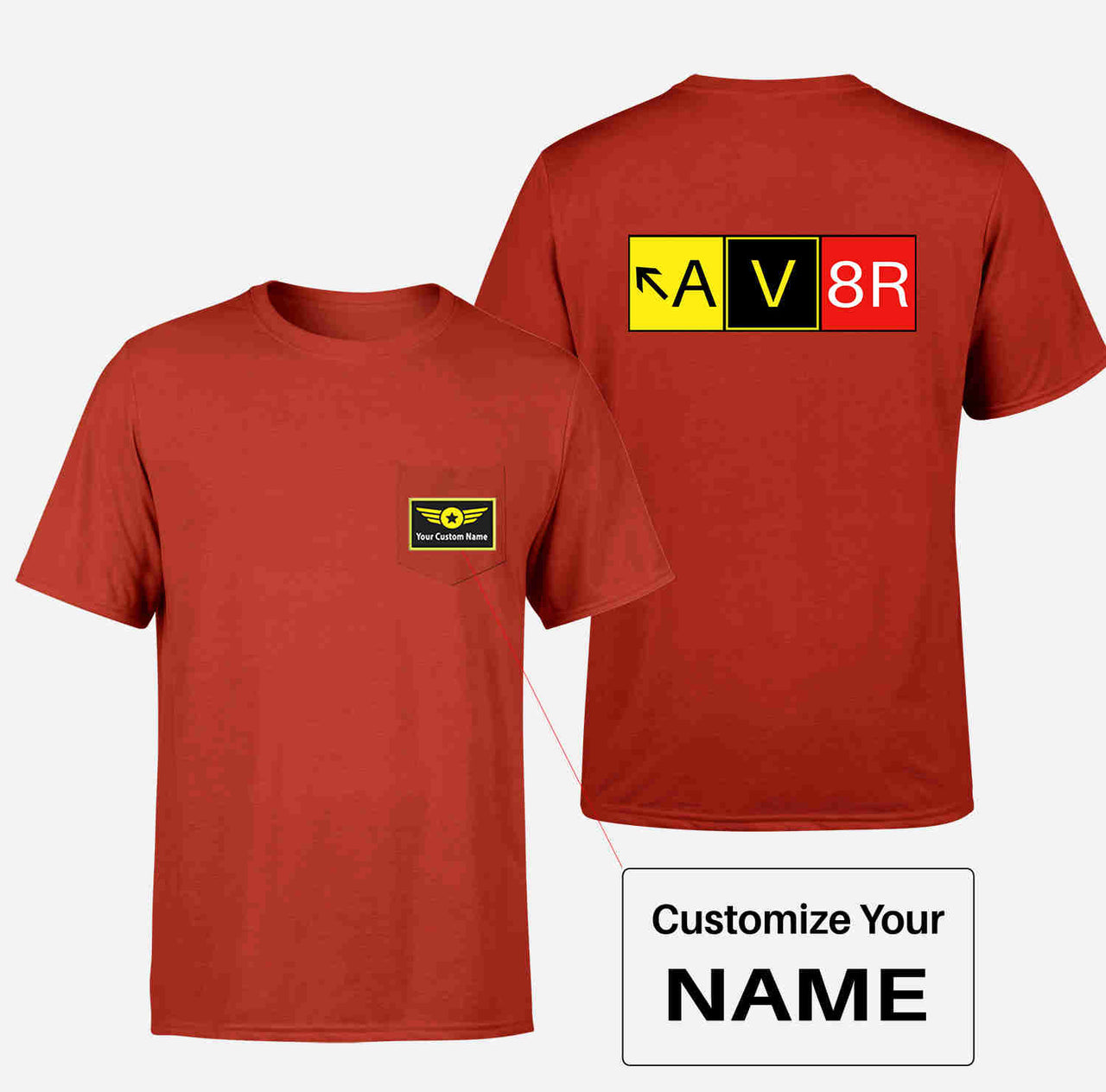 AV8R Designed Pocket T-Shirts