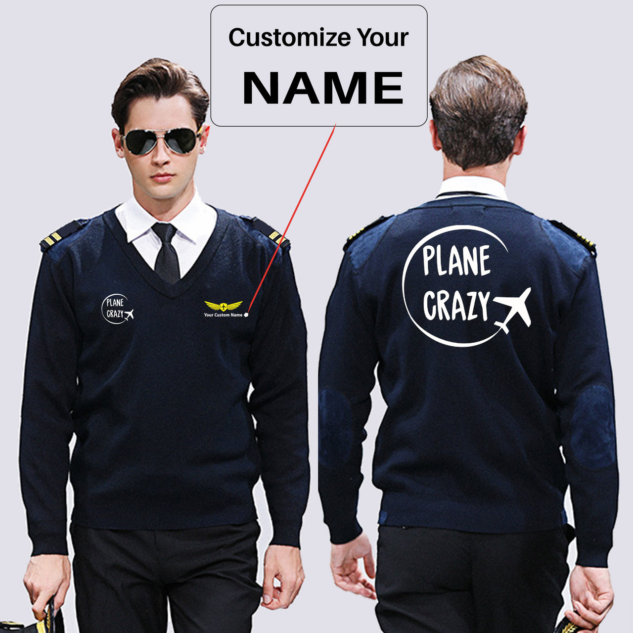 Plane Crazy Designed Wool Pilot Sweaters