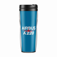 Thumbnail for Amazing Airbus A220 Designed Plastic Travel Mugs