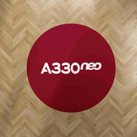 Thumbnail for A330neo & Text Designed Carpet & Floor Mats (Round)