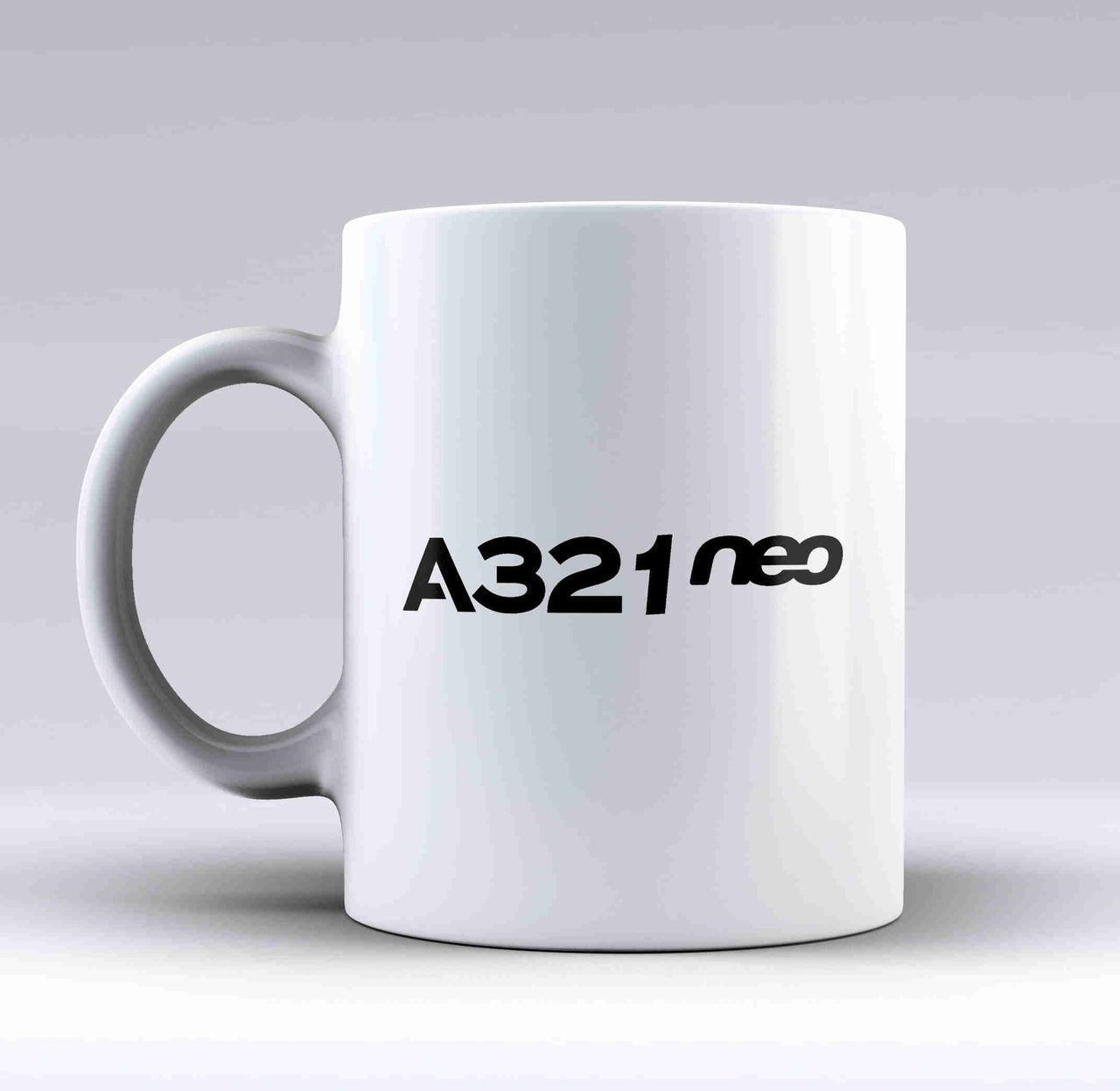 A321neo & Text Designed Mugs