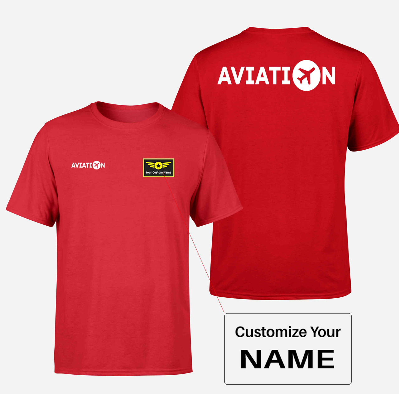 Aviation Double-Side T-Shirts