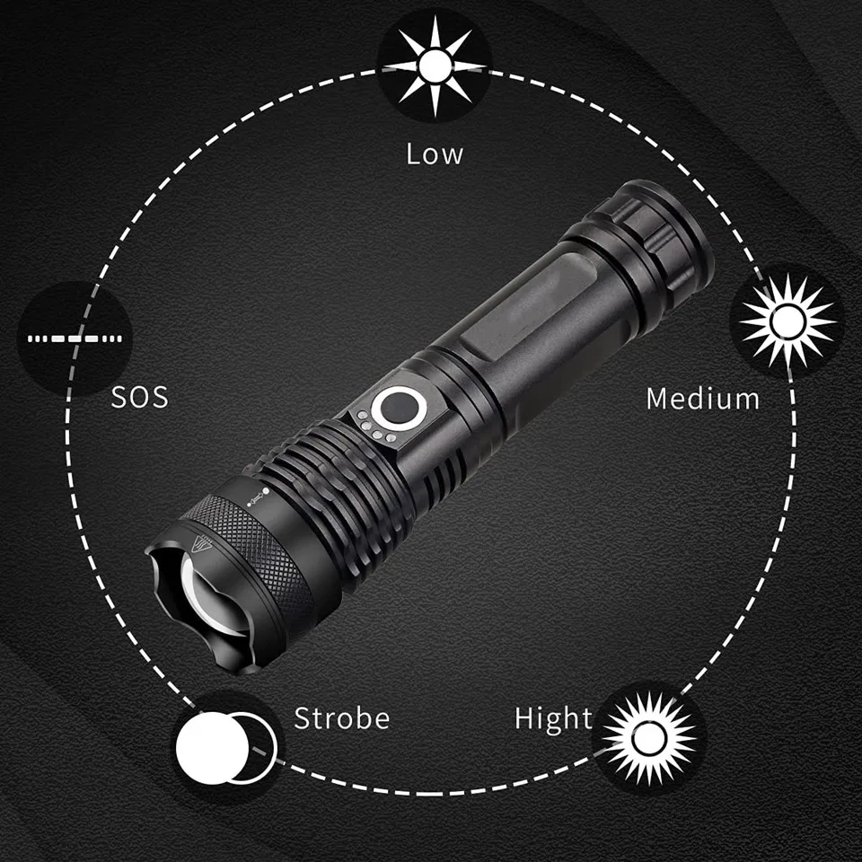 LED X80 p50 Strong Light Flashlight