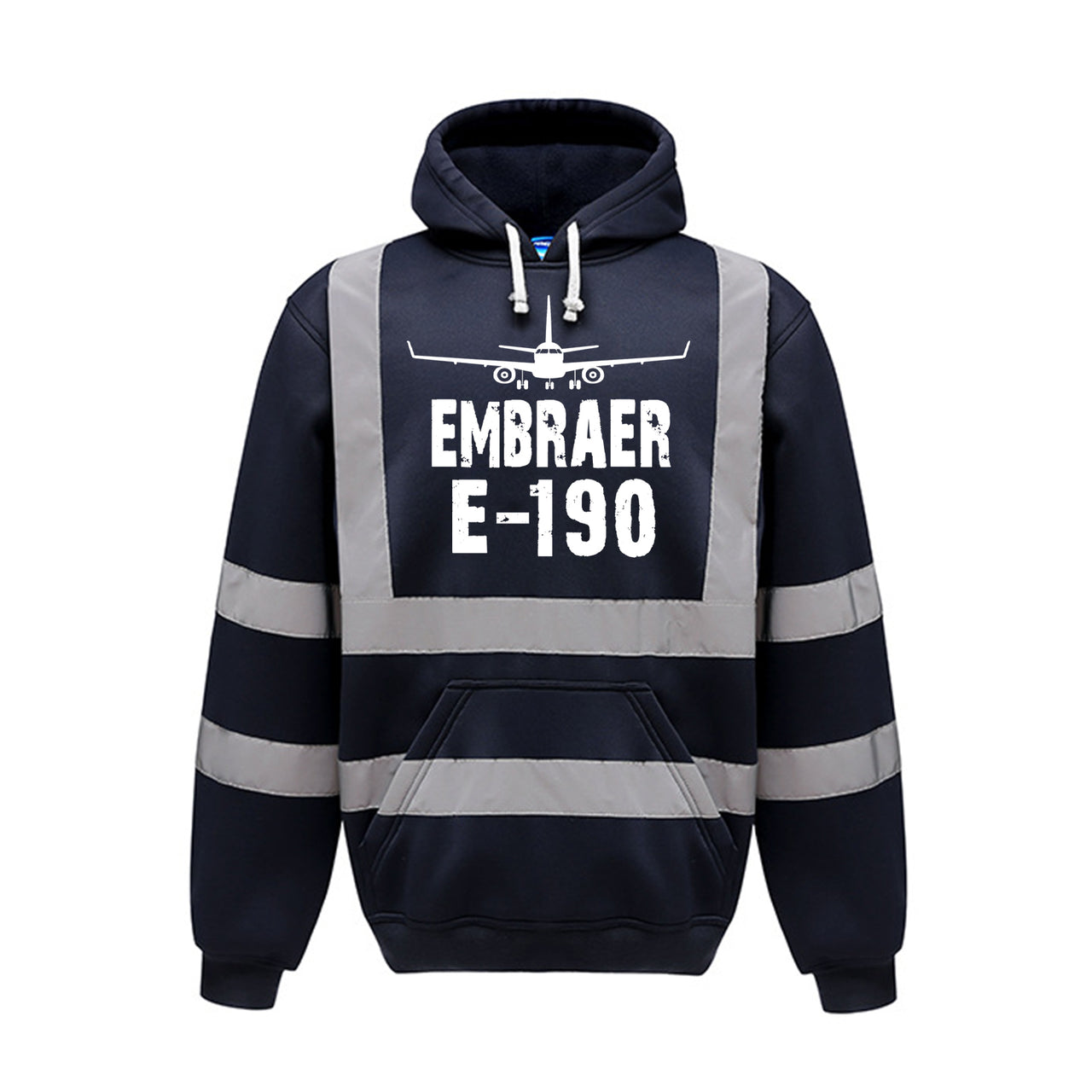 Embraer E-190 & Plane Designed Reflective Hoodies