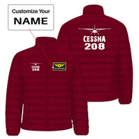 Thumbnail for Cessna 208 & Plane Designed Padded Jackets