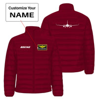 Thumbnail for Boeing 767 Silhouette Designed Padded Jackets