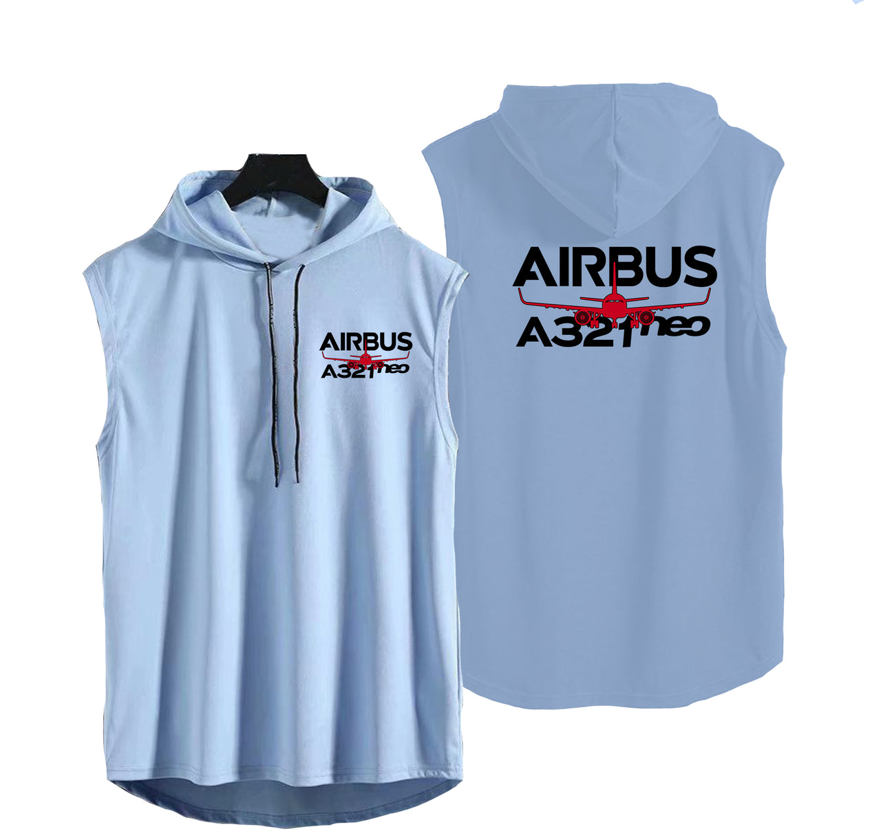 Amazing Airbus A321neo Designed Hooded Tank Tops