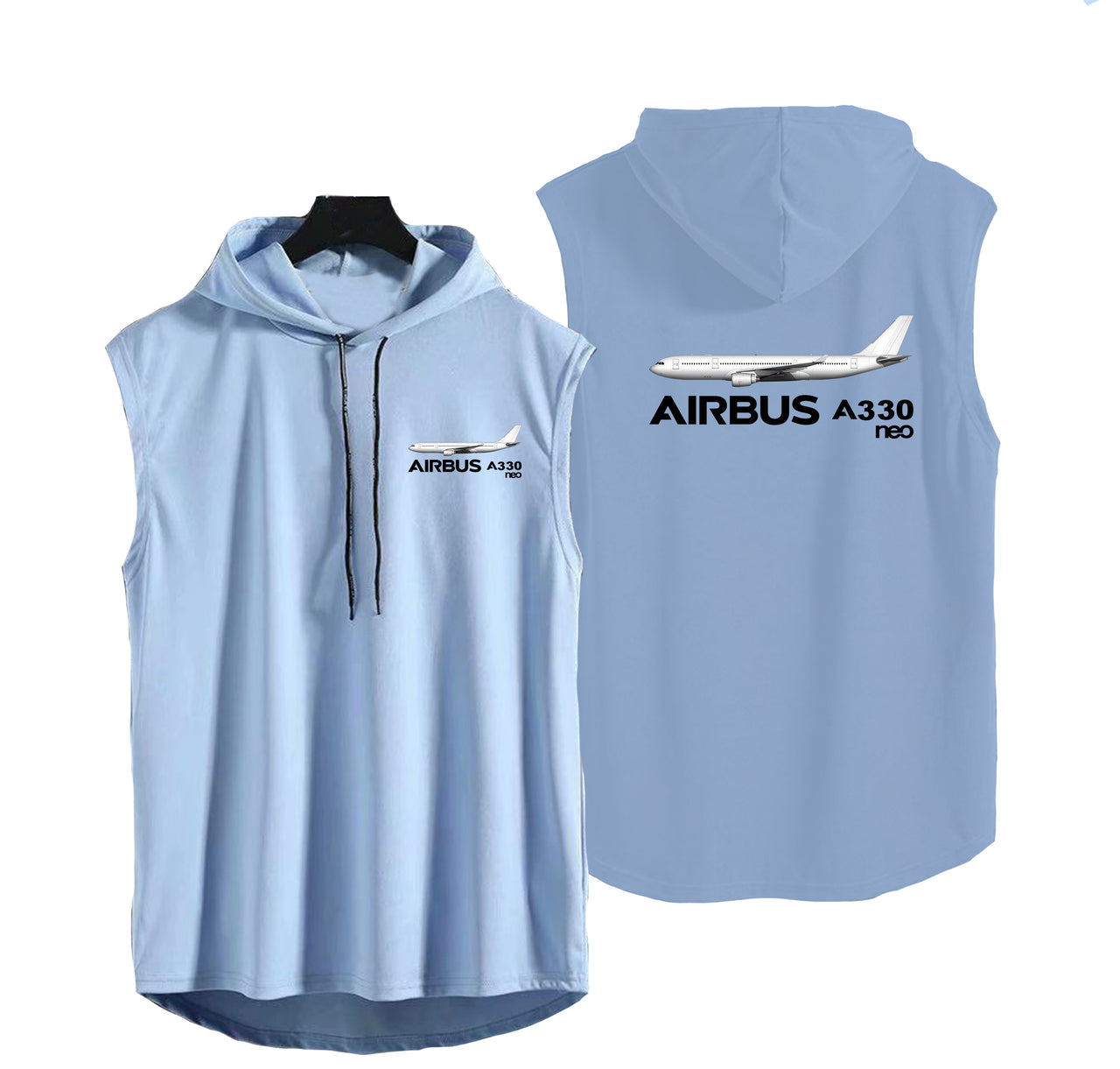 The Airbus A330neo Designed Hooded Tank Tops