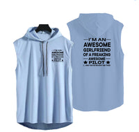 Thumbnail for I am an Awesome Girlfriend Designed Hooded Tank Tops