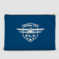 Thumbnail for Born To Fly Designed Designed Zipper Pouch