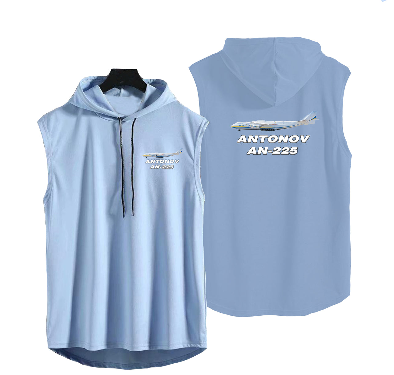 The Antonov AN-225 Designed Hooded Tank Tops