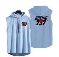 Thumbnail for Amazing Boeing 737 Designed Hooded Tank Tops