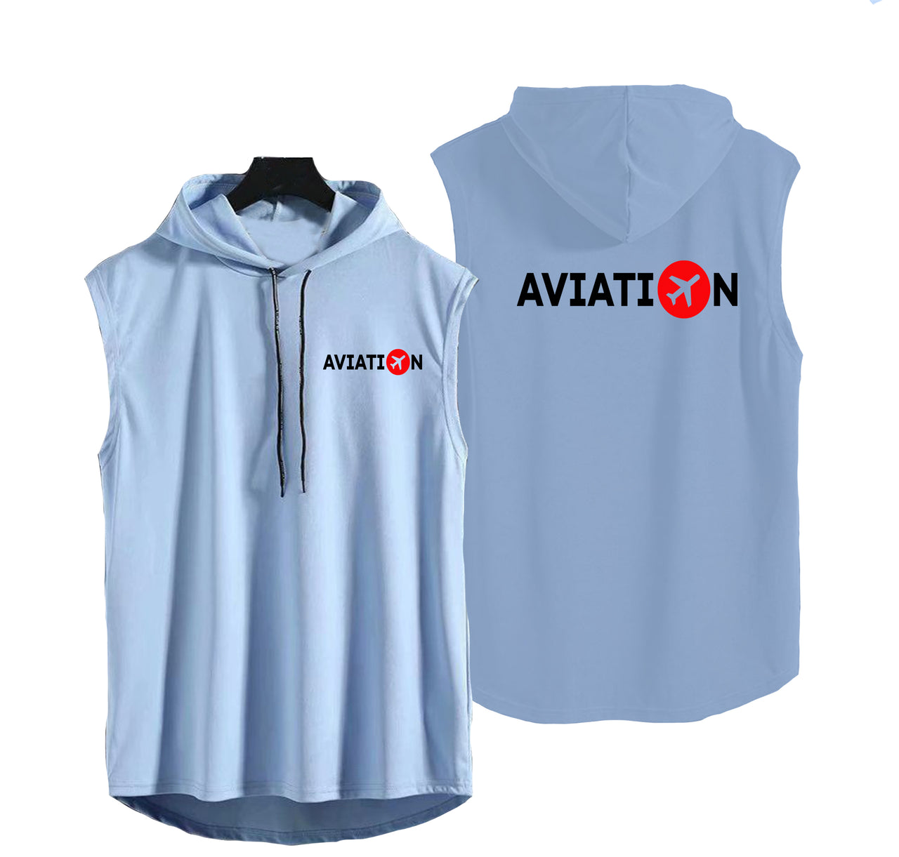 Aviation Designed Hooded Tank Tops