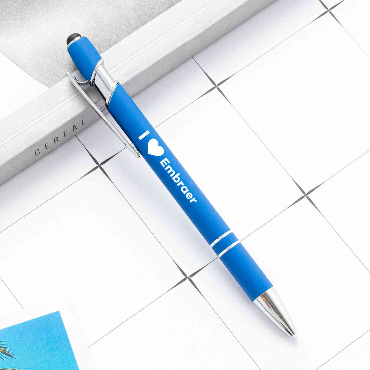 I Love Embraer Designed Ballpens Capacitive Screen Touch Pens