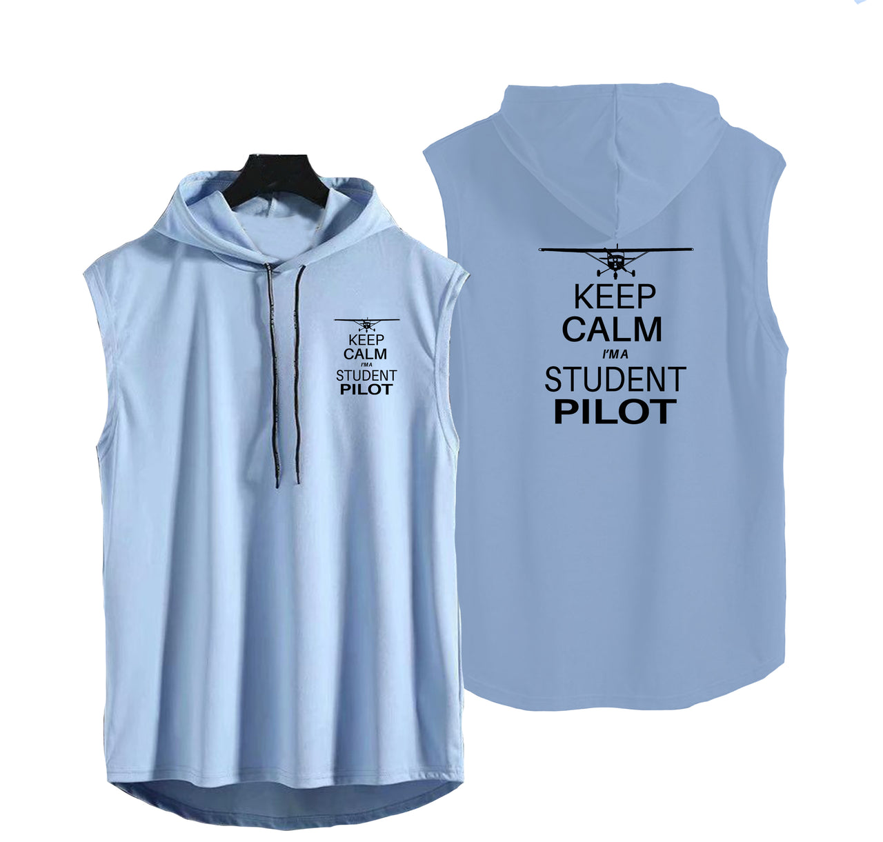 Student Pilot Designed Hooded Tank Tops