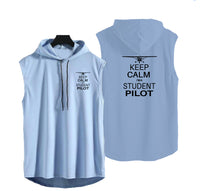 Thumbnail for Student Pilot Designed Hooded Tank Tops